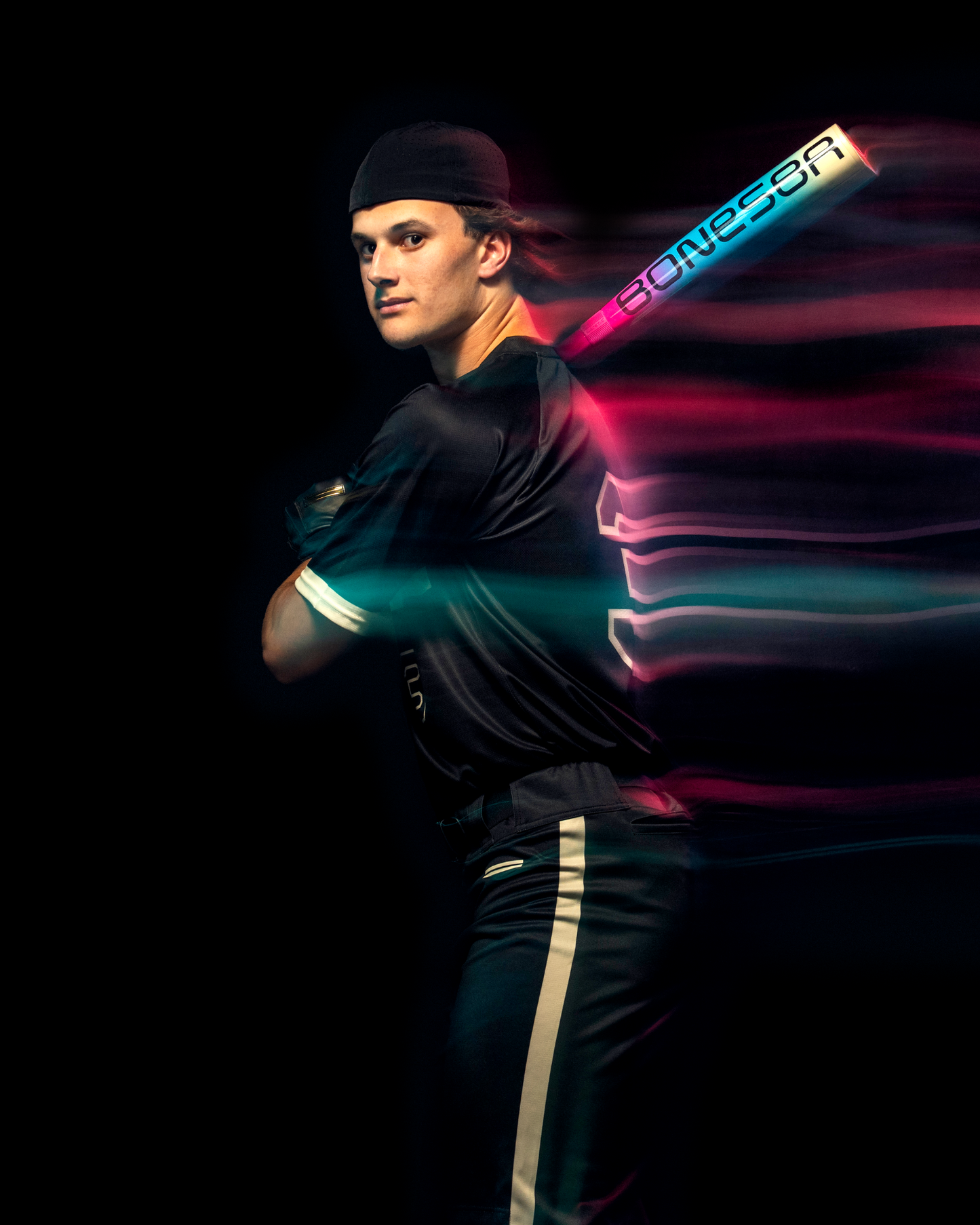 2026 BONESABER HYBRID SOLAR STORM USA METAL BASEBALL BAT -8