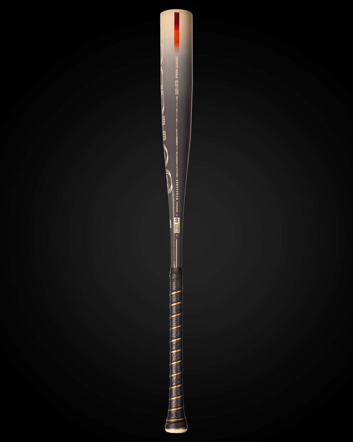 2024 BONESABER GRAY SMOKE BBCOR METAL BASEBALL BAT