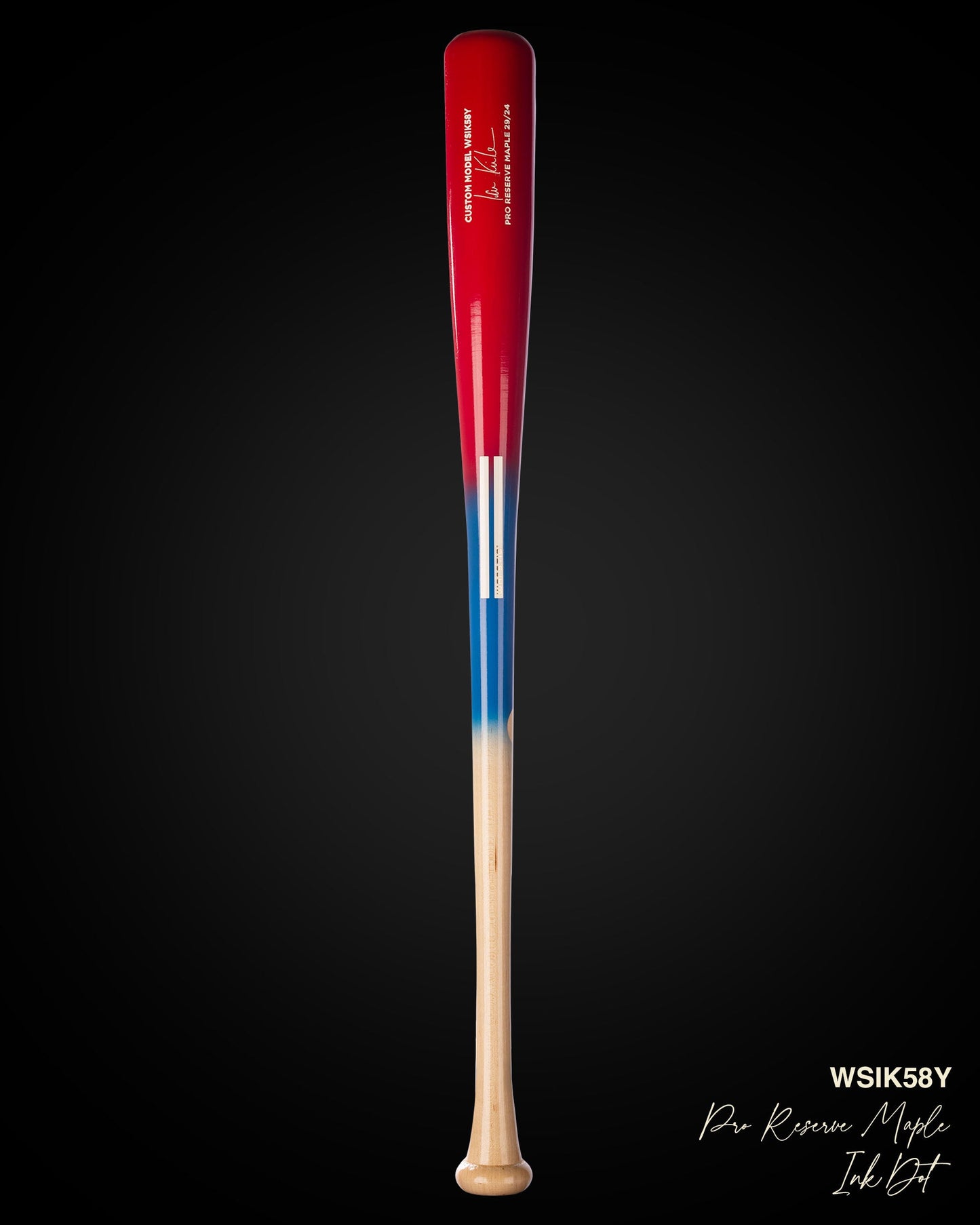 WSIK58Y IAN KINSLER USA PRO SIGNATURE MAPLE WOOD BAT