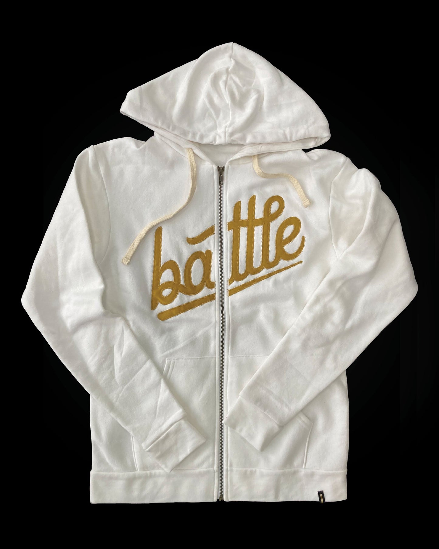 OFFICIAL WARSTIC ZIP UP HOODIE (BATTLE) - WHITE