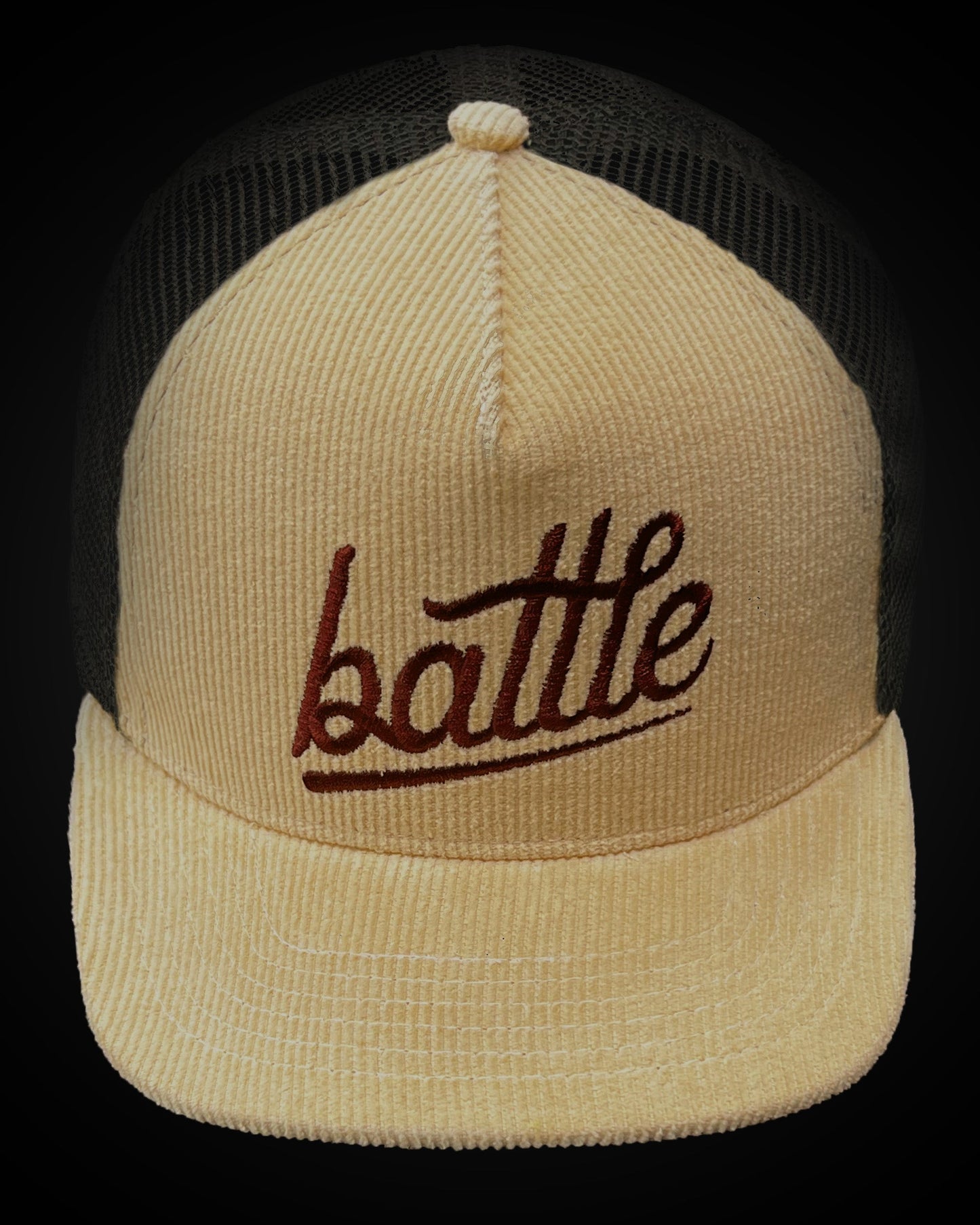 CORDUROY TRUCKER SNAPBACK KHAKI/TOBACCO (BATTLE)