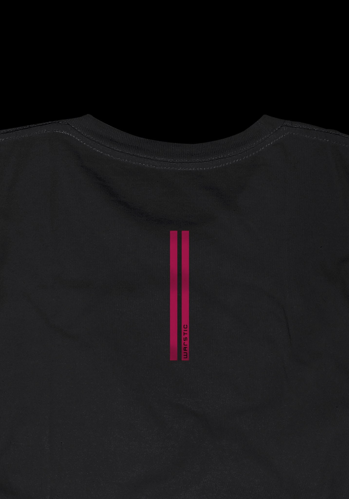 BATTLE TEE (BLACK/PINK)