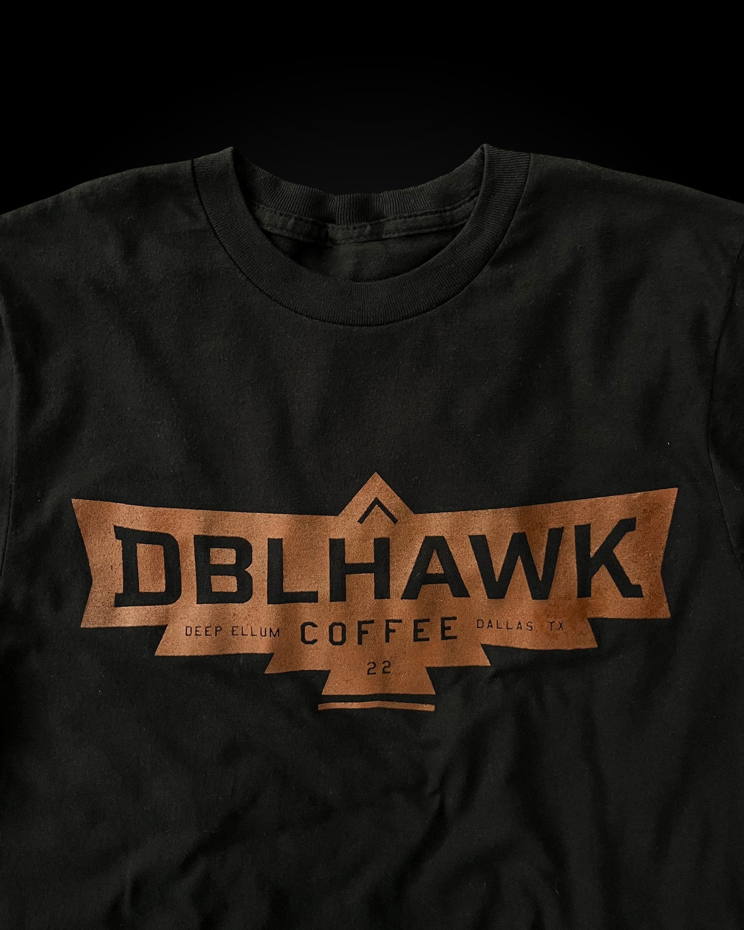 DBLHAWK Black Logo Tee