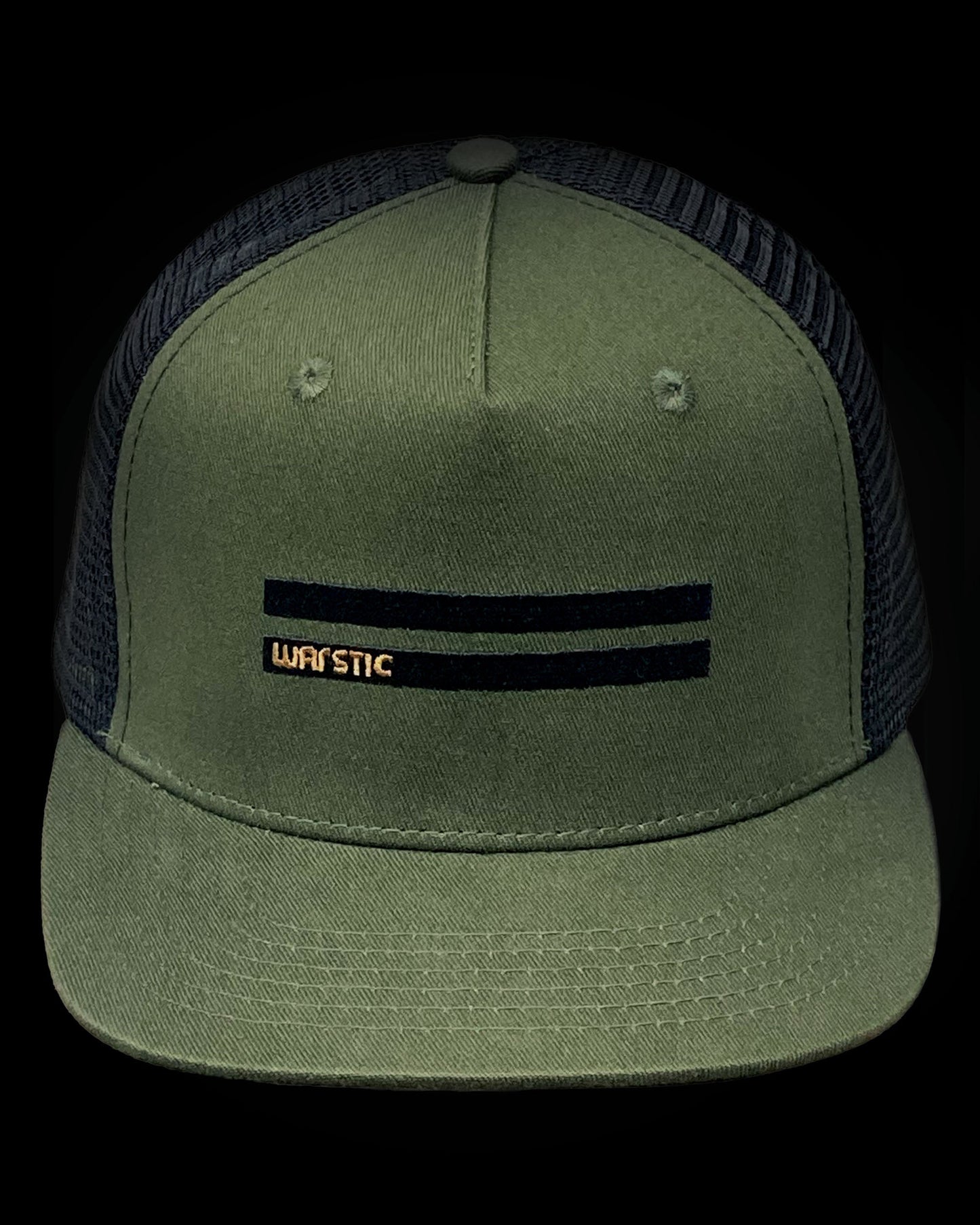 OFF SEASON SNAPBACK ARMY GREEN/BLACK (WARSTRIPES)