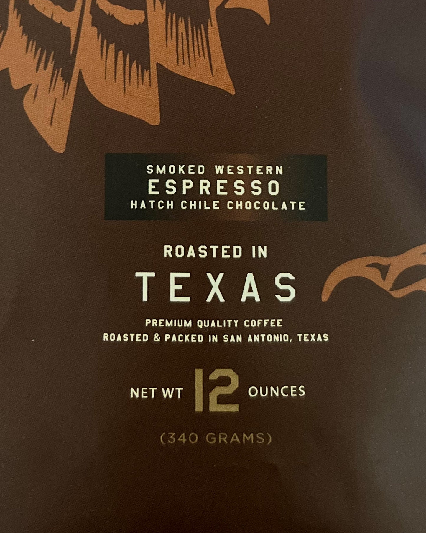 DBLHAWK Western Smoked Hatch Chile Chocolate Espresso - Whole Bean Coffee