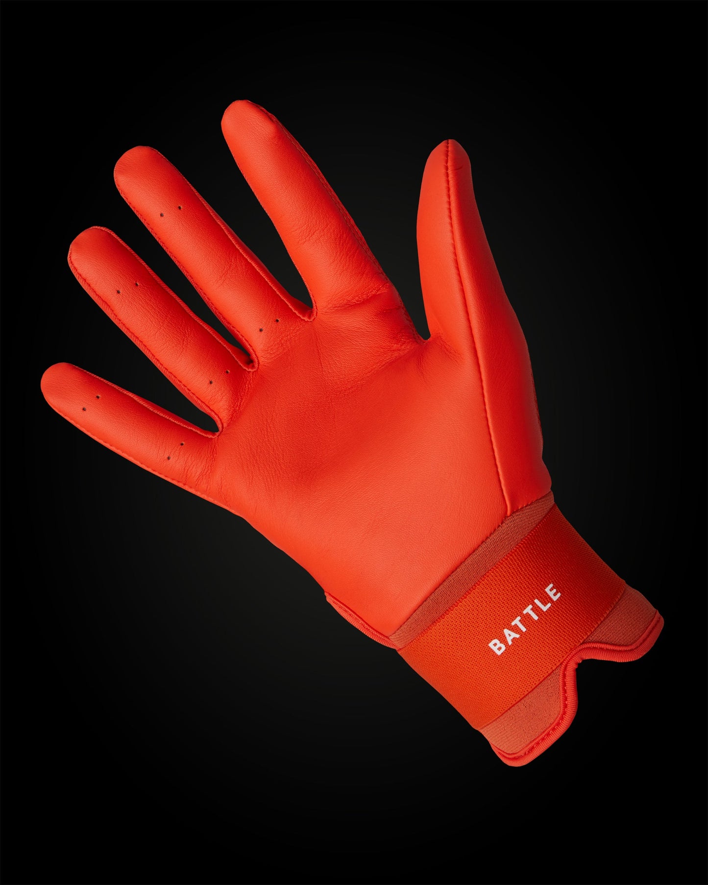 IK3 PRO CABRETTA LONG CUFF BATTING GLOVES "ORANGE"