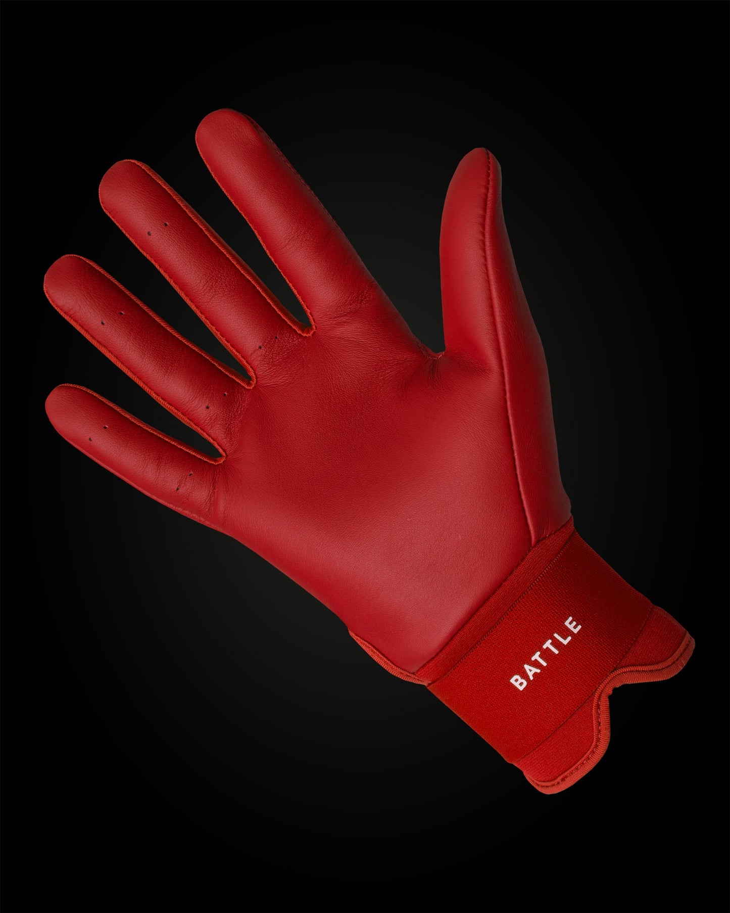 IK3 PRO CABRETTA LONG CUFF BATTING GLOVES "RED"