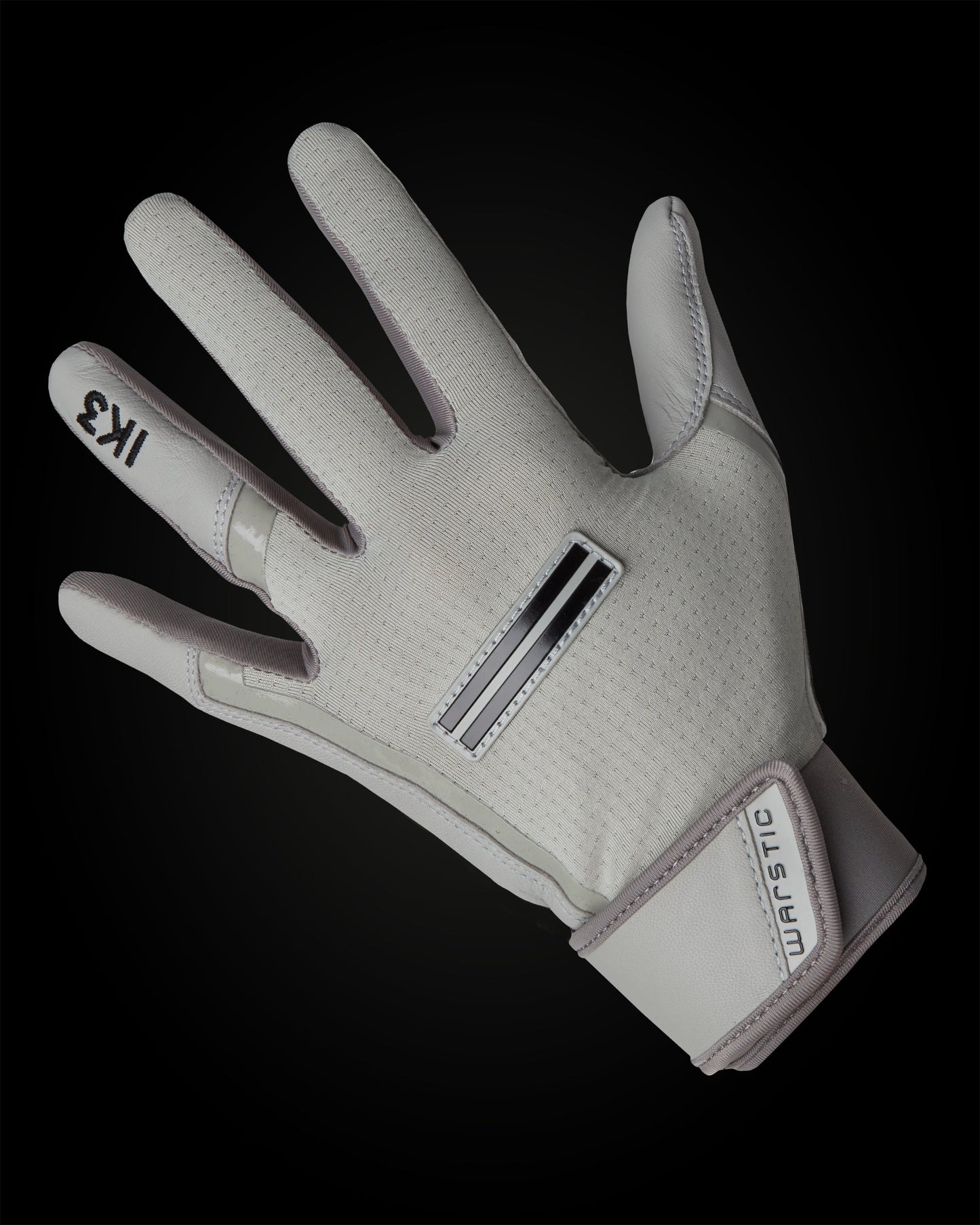 IK3 PRO SHORT CUFF BATTING GLOVES "GRAY"