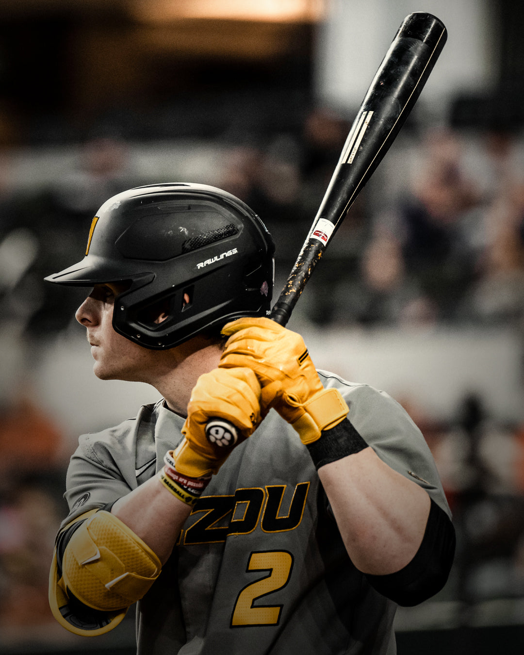 IK3 PRO SHORT CUFF BATTING GLOVES "ATHLETIC GOLD"