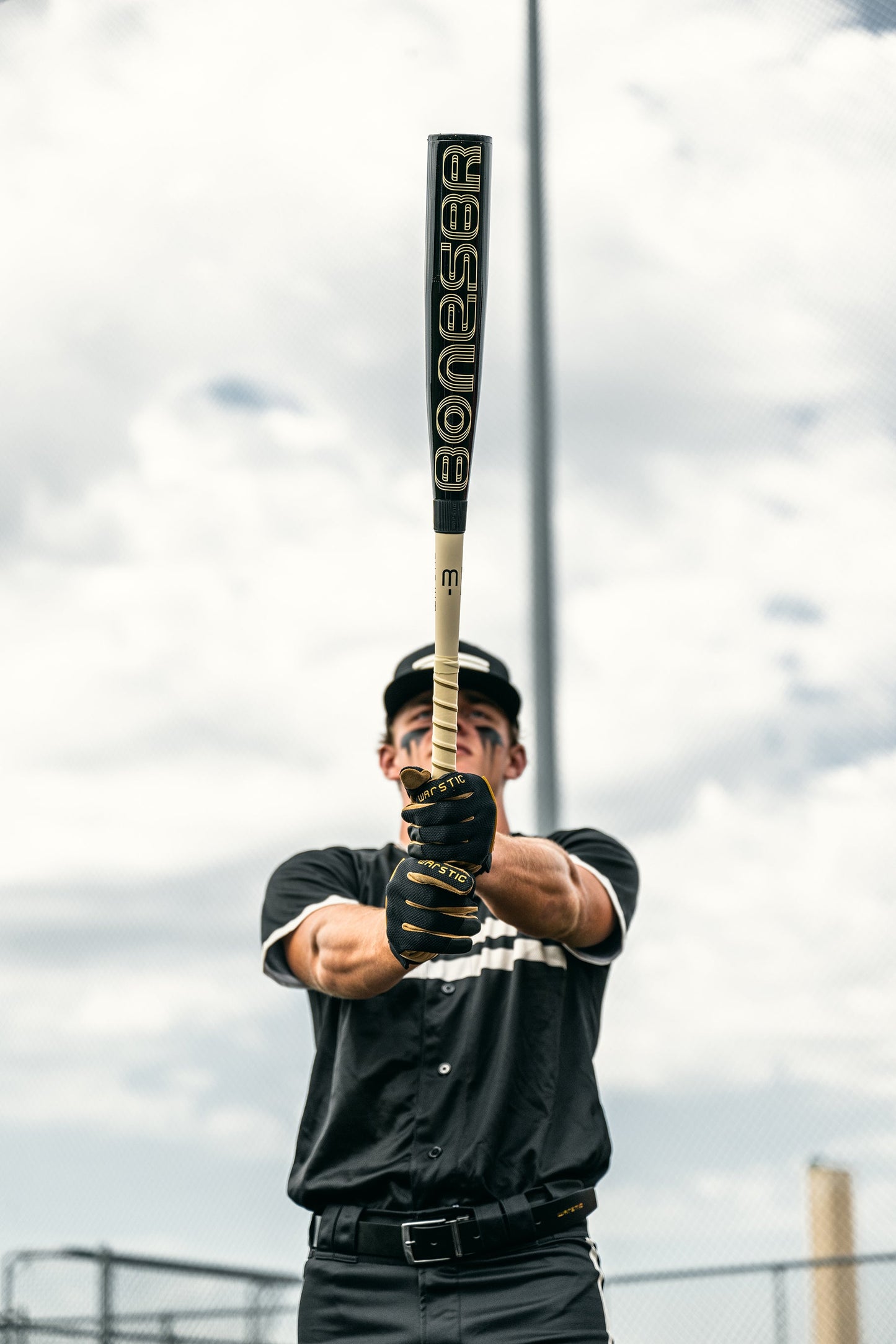 2024 BONESABER HYBRID BLACK COBRA EDITION BBCOR METAL BASEBALL BAT