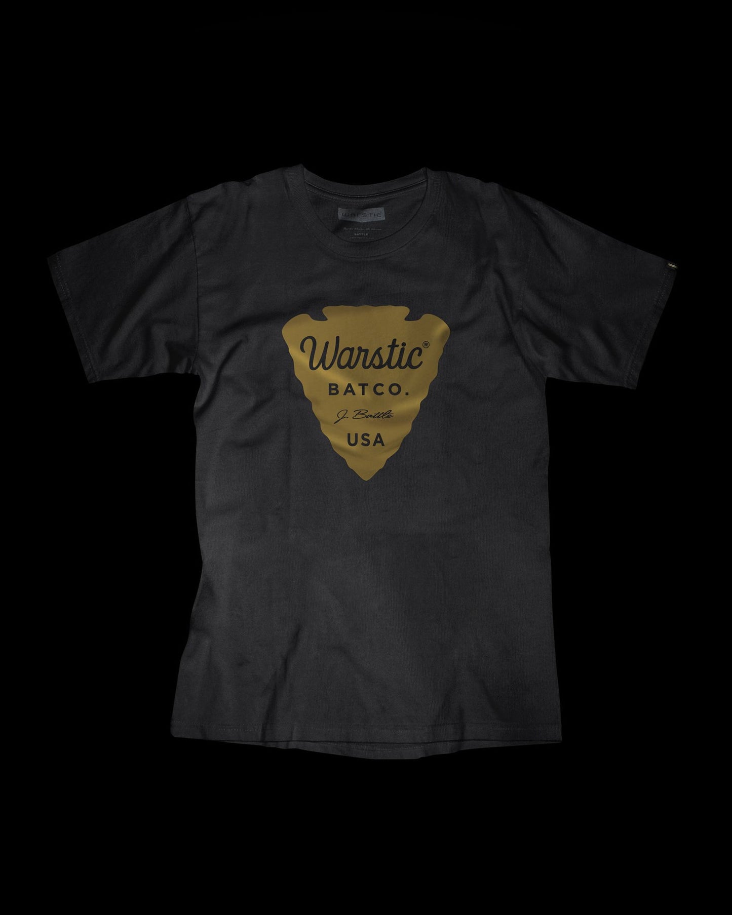 ARROWHEAD TEE TRI-BLEND (BLACK)