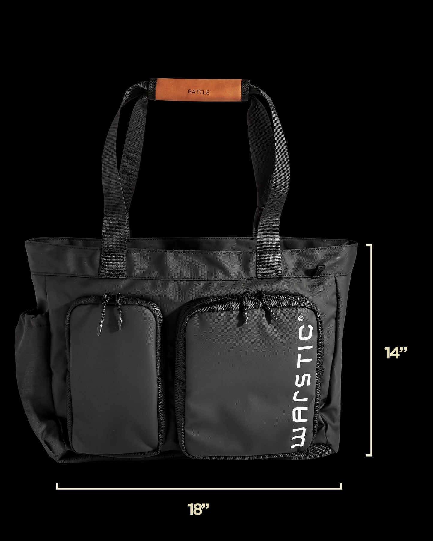 THE WAR TOTE (BLACK)
