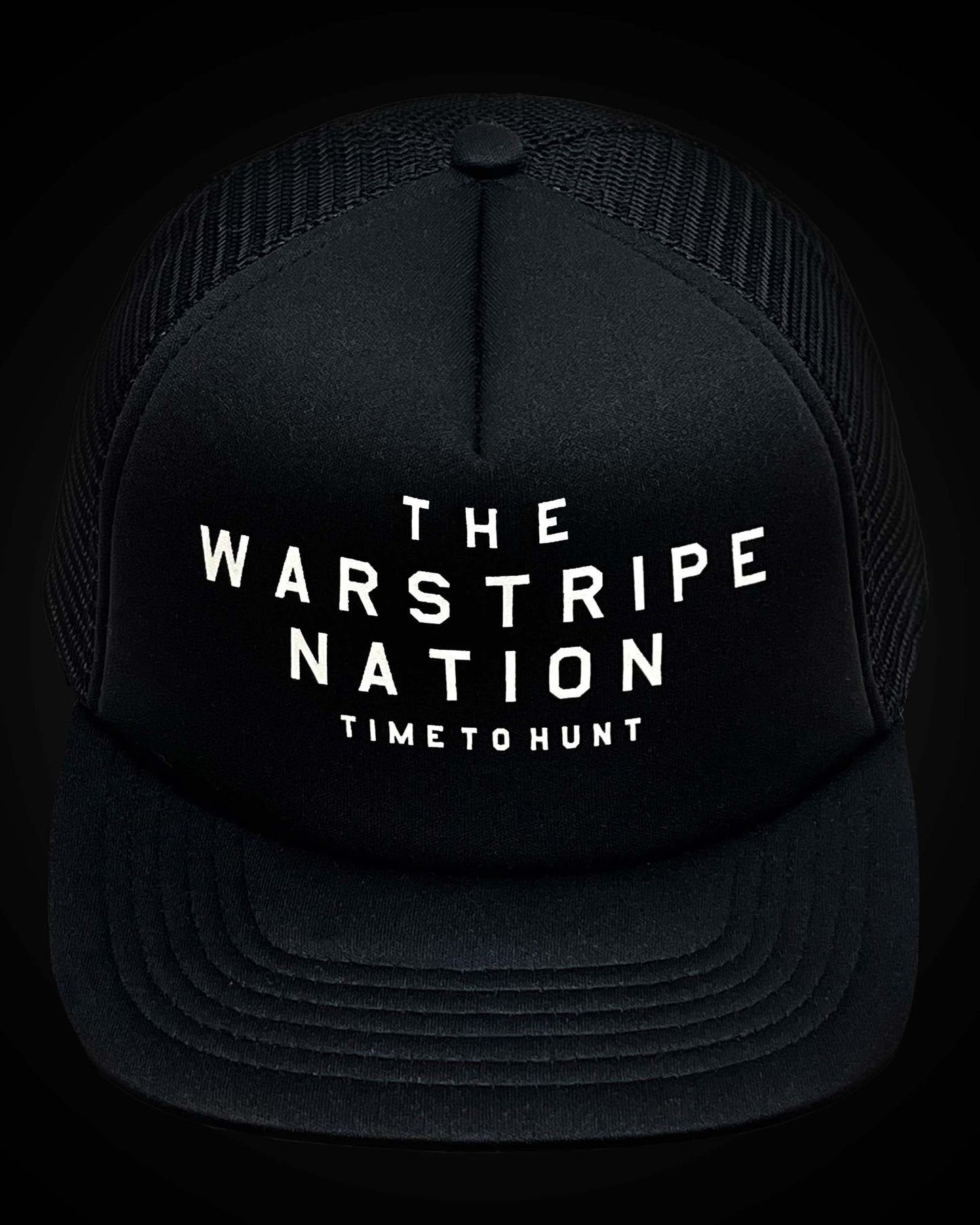 FOAM TRUCKER SNAPBACK BLACK (WARSTRIPE NATION)