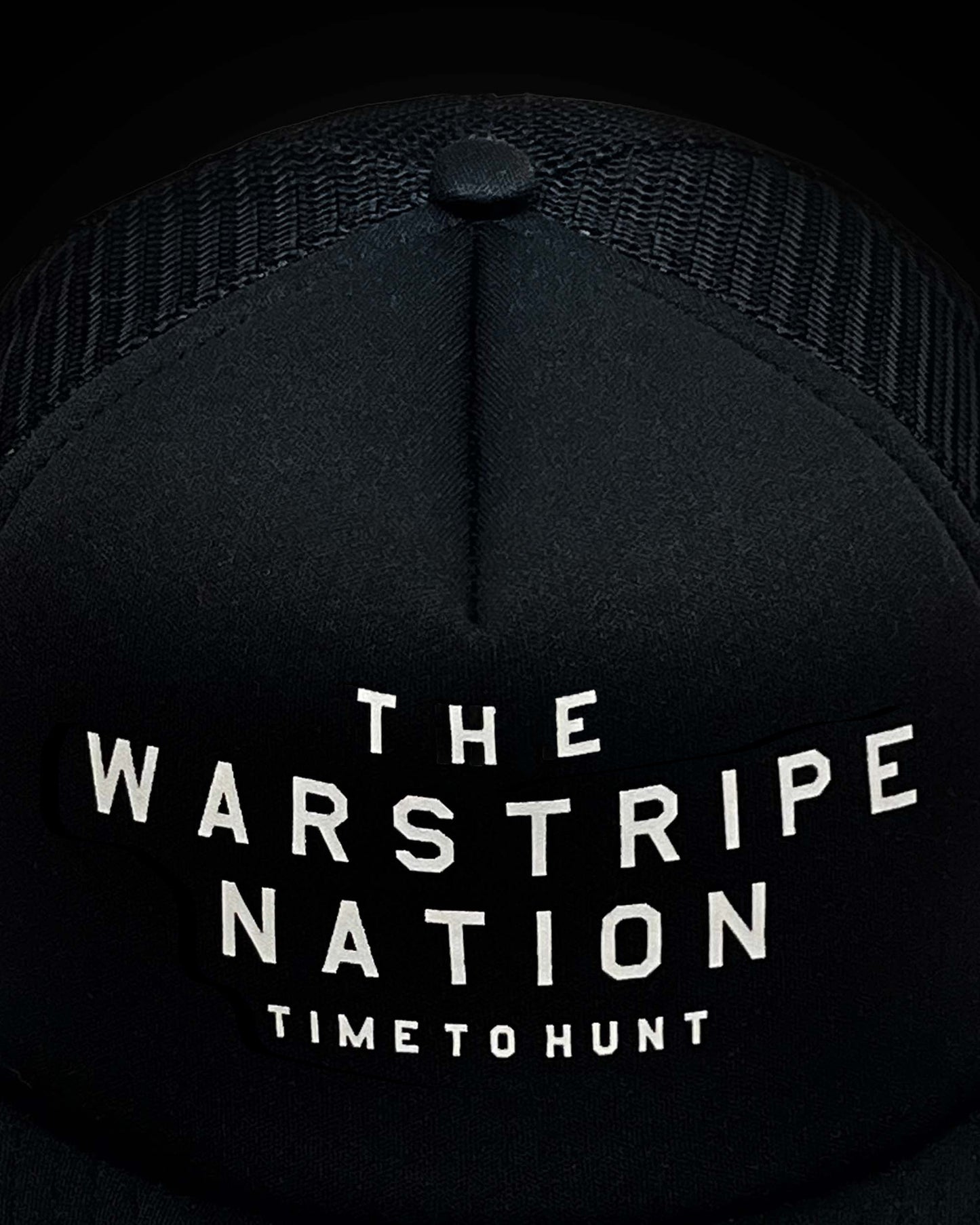 FOAM TRUCKER SNAPBACK BLACK (WARSTRIPE NATION)