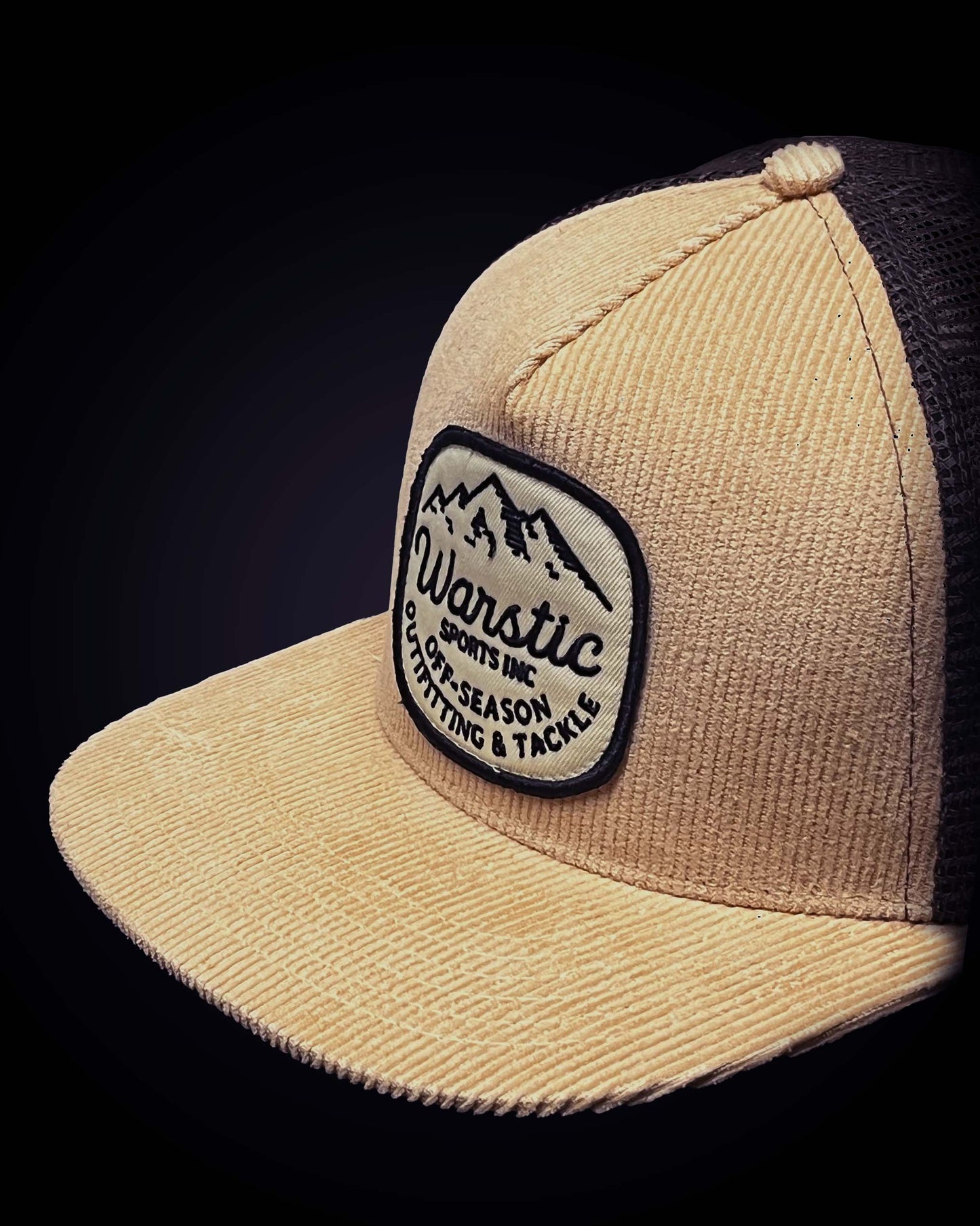 CORDUROY TRUCKER SNAPBACK KHAKI/TOBACCO (TACKLE)