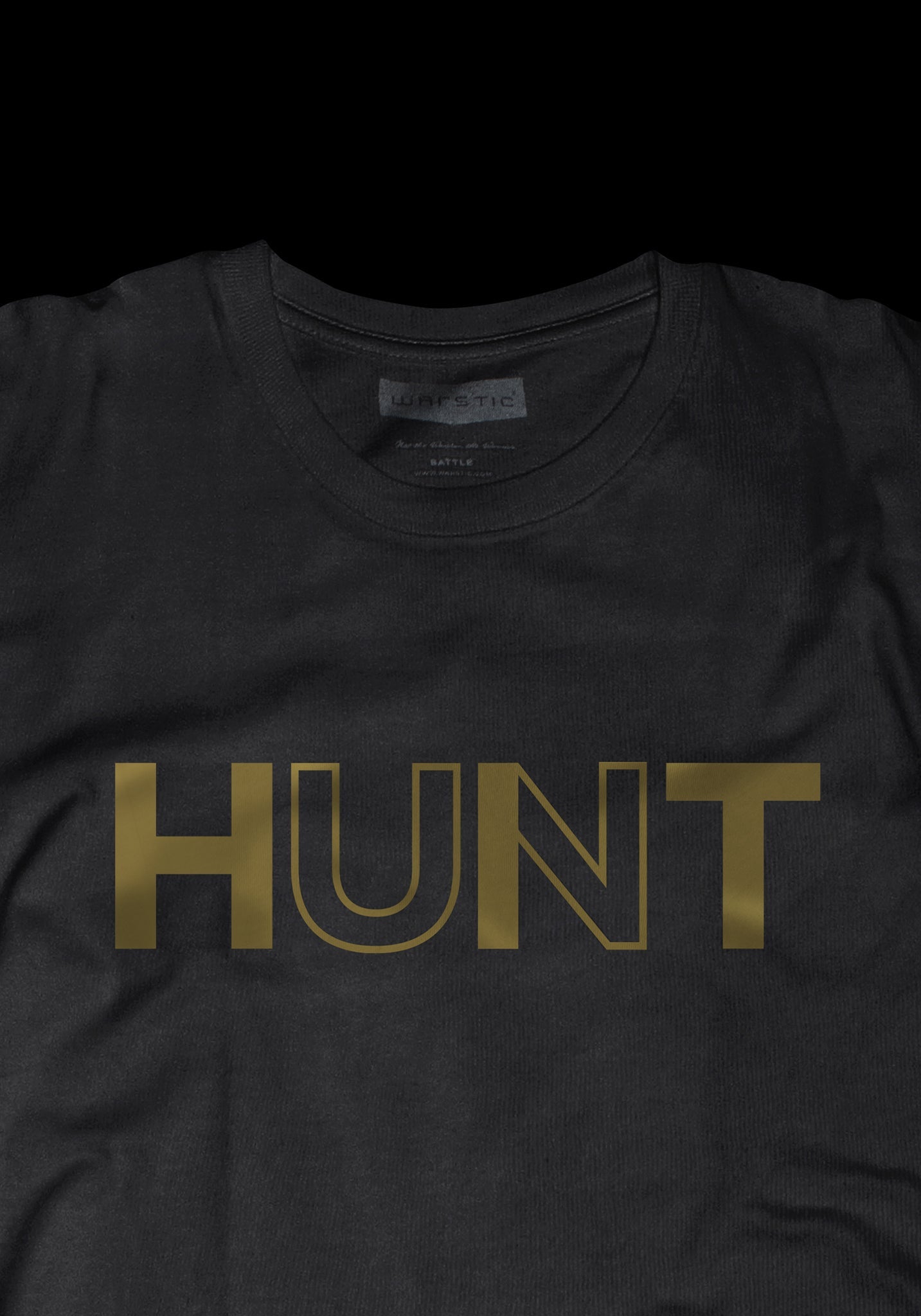 HUNT/HIT TEE TRI-BLEND (BLACK)