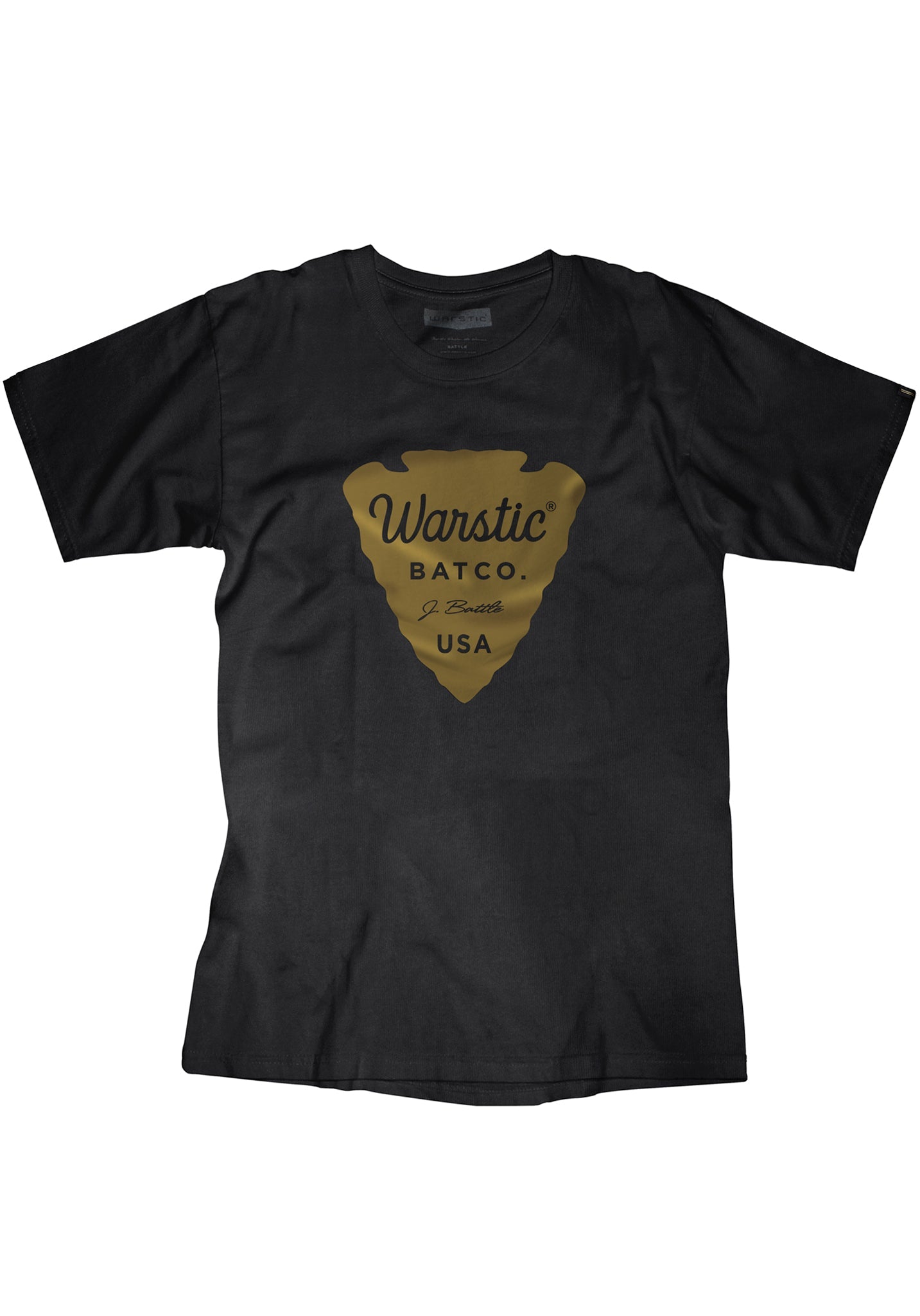 ARROWHEAD TEE TRI-BLEND (BLACK)