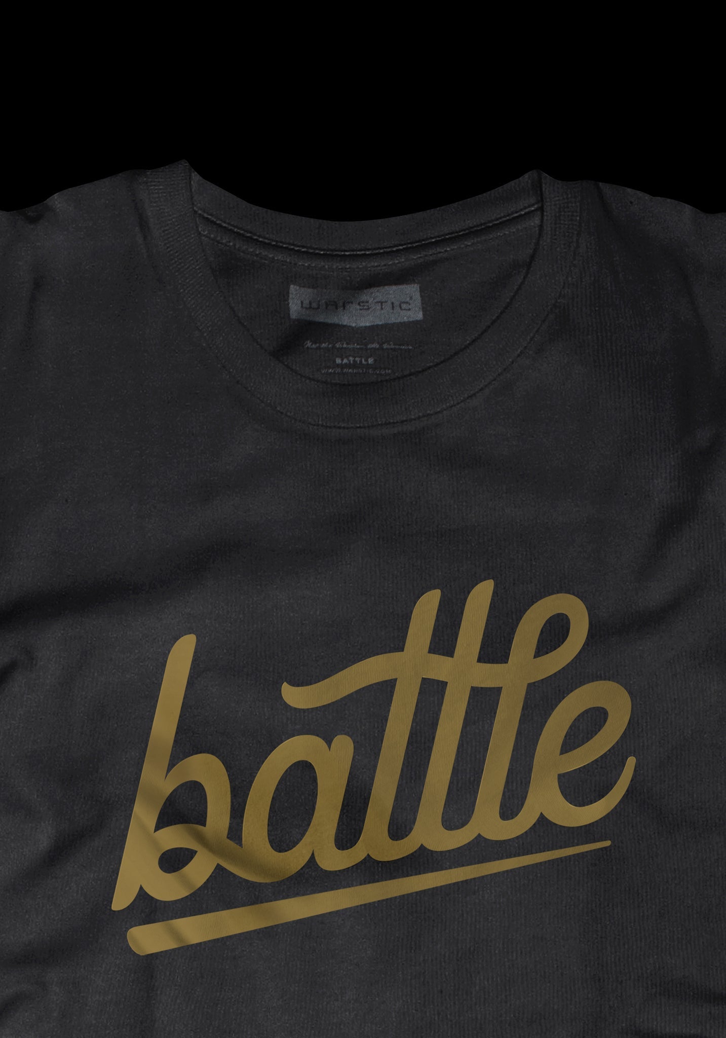 BATTLE TEE TRI-BLEND (BLACK)