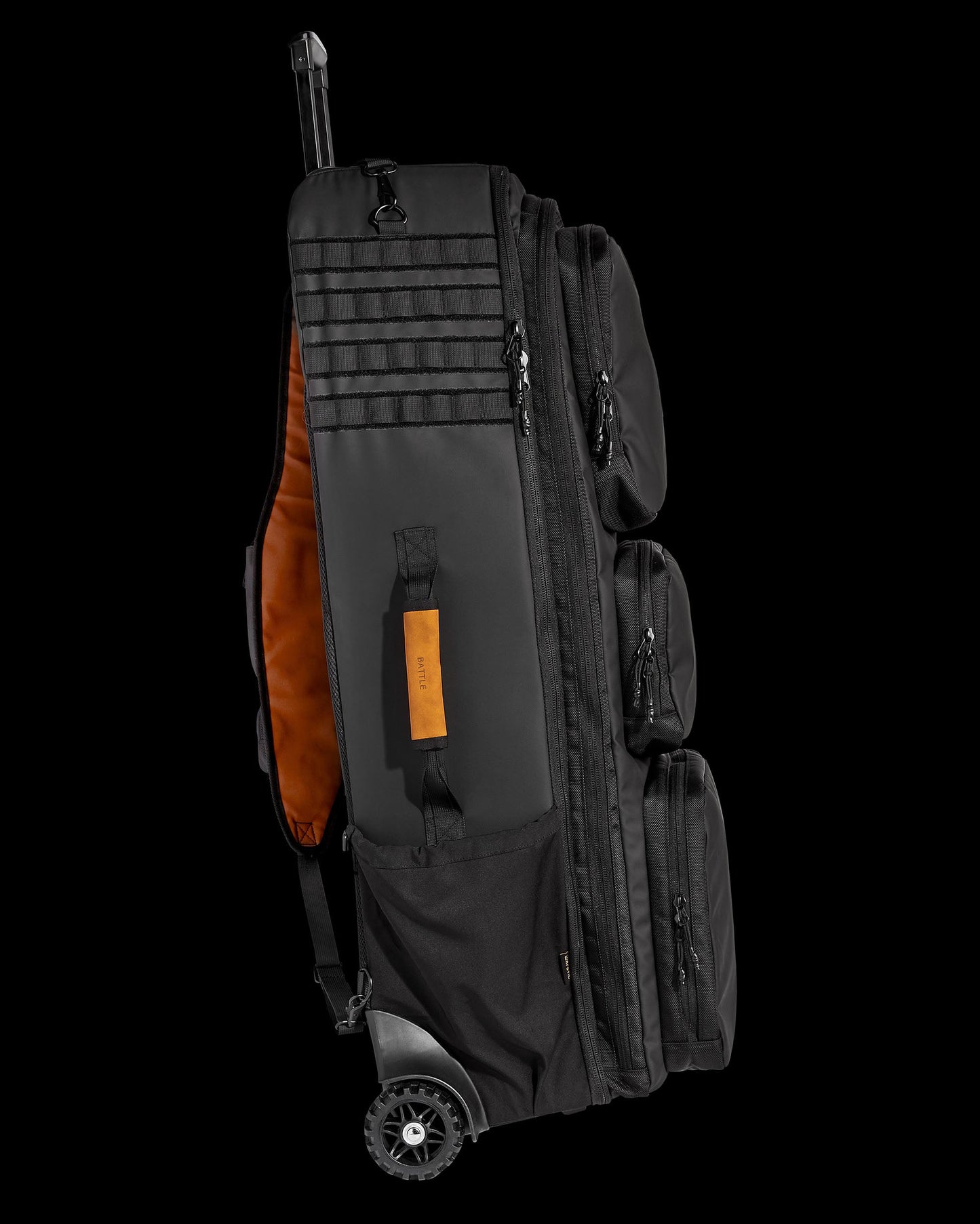 WARRIOR CATCHER'S WHEELED BAG (BLACK)