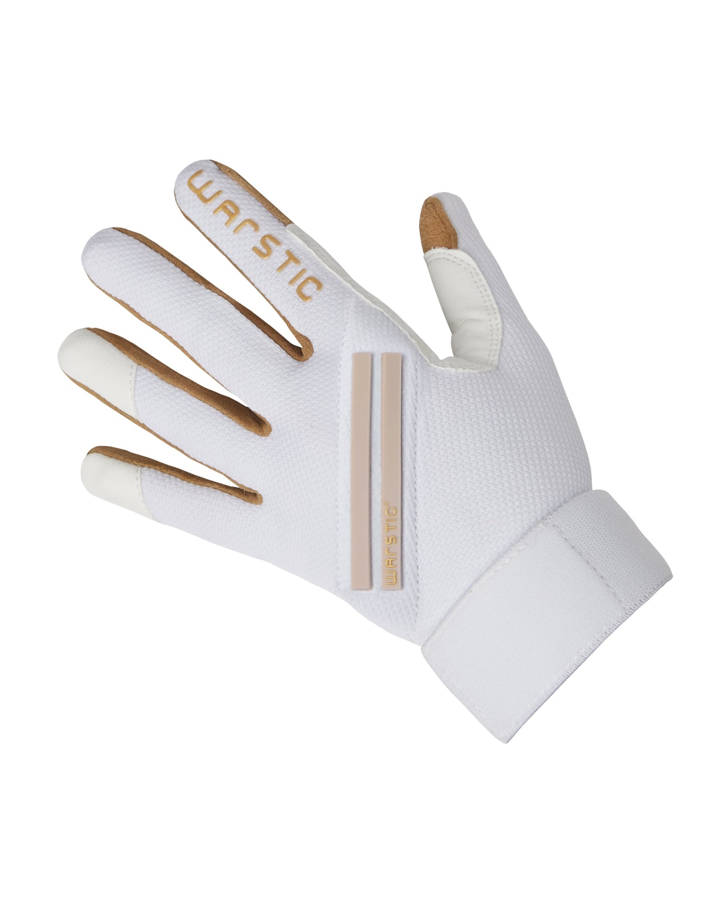 WORKMAN3 BATTING GLOVES "WHITE/CORAL SANDS"