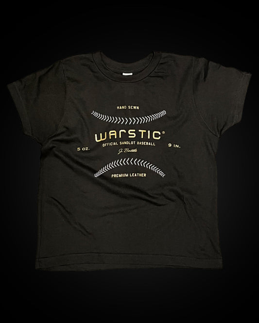 WARSTIC BASEBALL TEE YOUTH (BLACK)