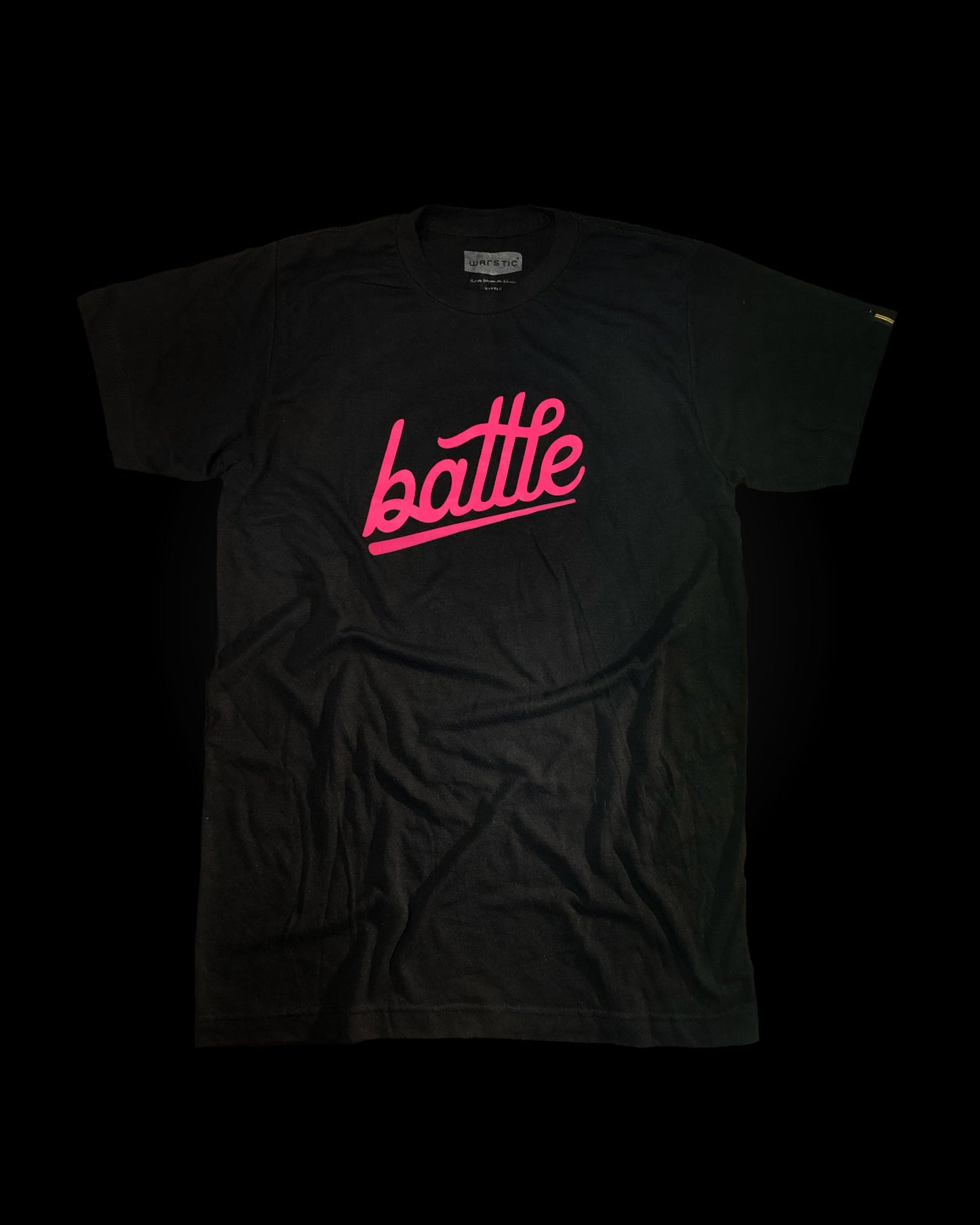 BATTLE TEE (BLACK/PINK)