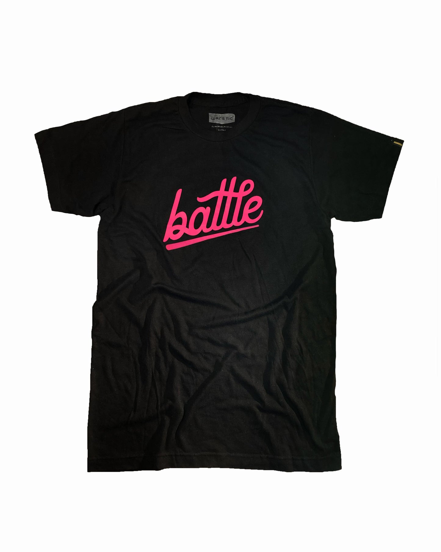 BATTLE TEE (BLACK/PINK)