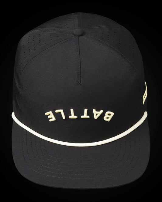 BATTLE 180 ROPE LIGHTWEIGHT SNAPBACK (BLACK)
