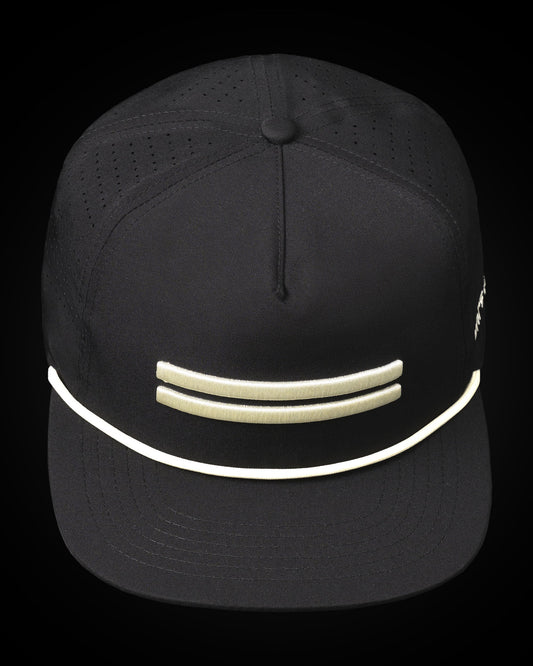 WARSTRIPE ROPE LIGHTWEIGHT SNAPBACK (BLACK)