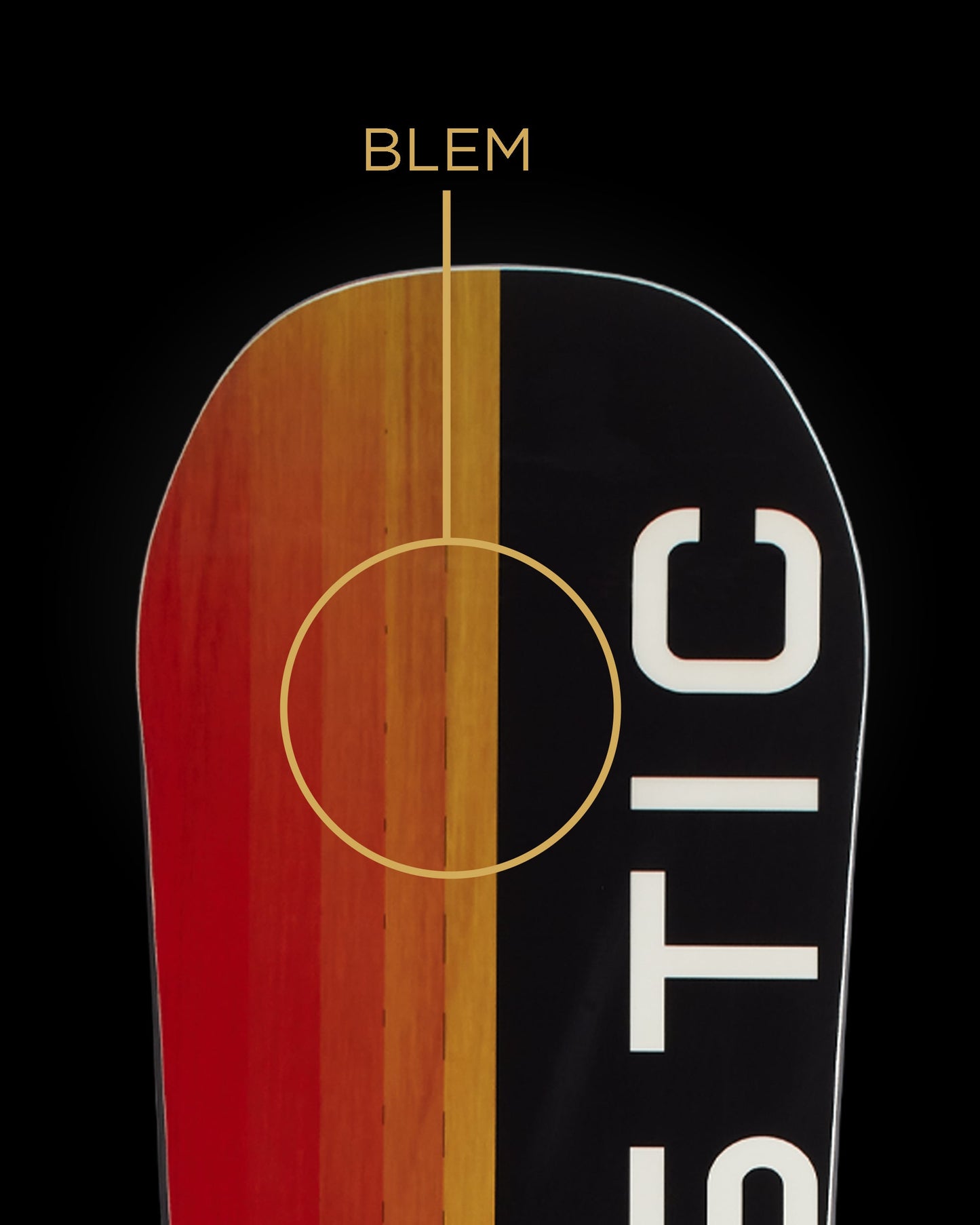 THE PARKSMITH  SNOWBOARD - SUN BISON EDITION (BLEM)