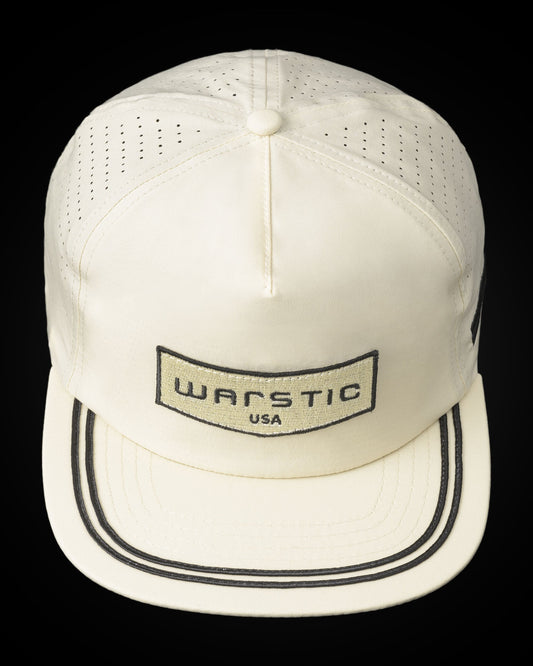 WARSTIC CHEVRON PATCH LIGHTWEIGHT SNAPBACK (BONE)
