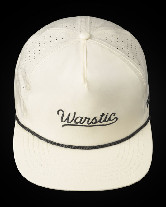 WARSTIC SCRIPT ROPE LIGHTWEIGHT SNAPBACK (BONE)