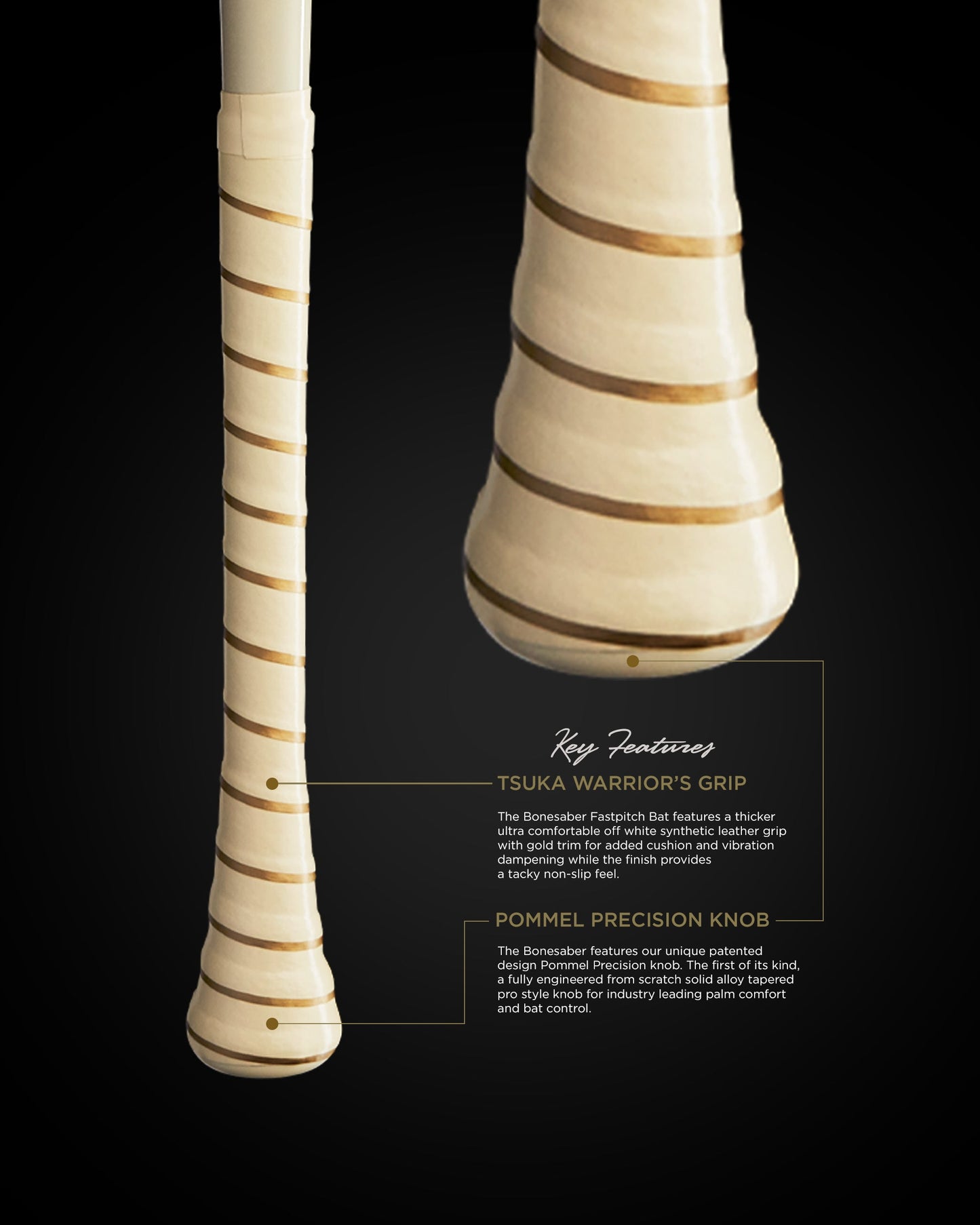 CUSTOM BONESABER USSSA/USA FULL COMPOSITE FASTPITCH BAT