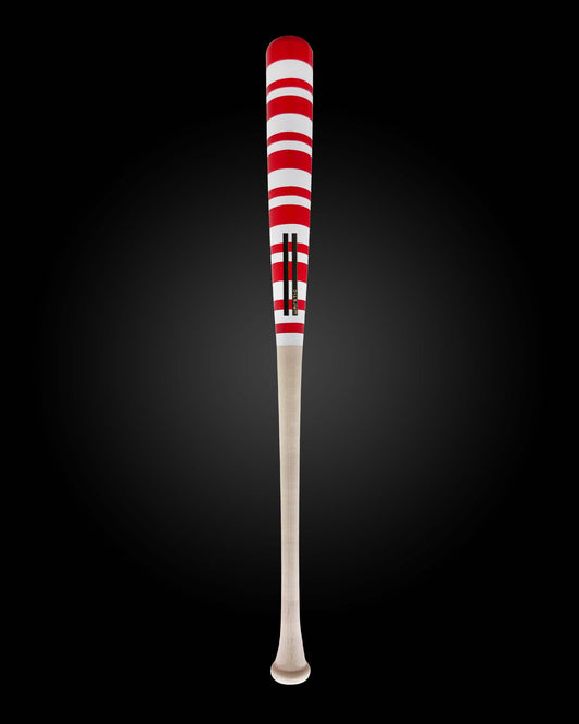 CANDY CANE SPECIAL EDITION WOOD BAT
