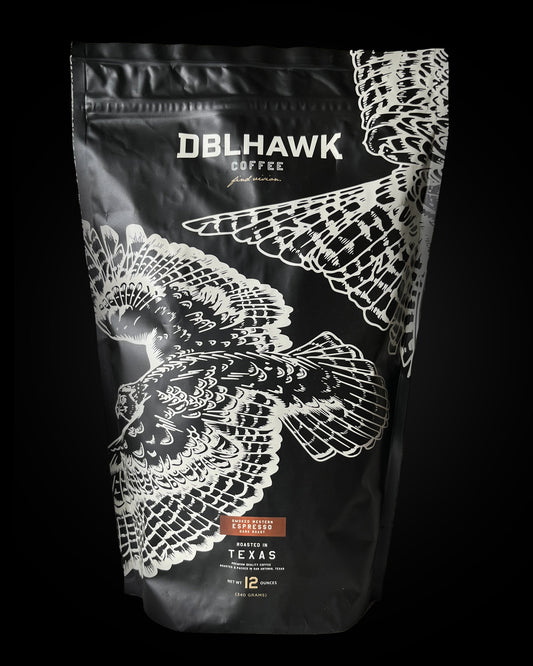 DBLHAWK Western Smoked Espresso - Whole Bean Coffee