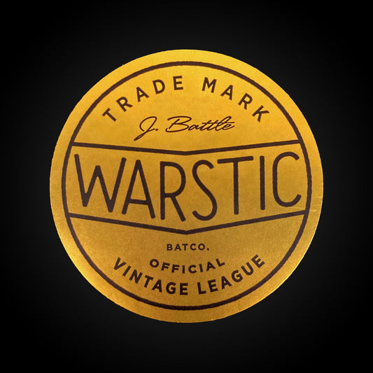 VINTAGE LEAGUE (BLACK/GOLD) STICKER