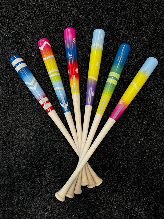 "Egg Party" Factory Artist Collection Wood Bat