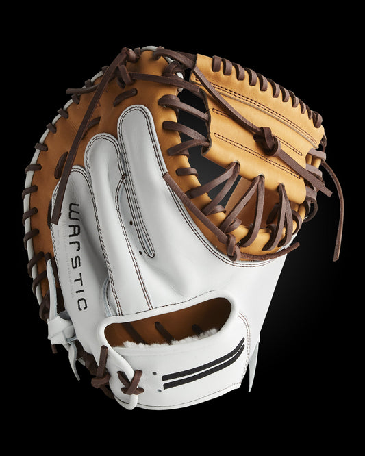 IK3FP SERIES JAPANESE KIP CATCHER’S MITT- WHITE HAWK STYLE
