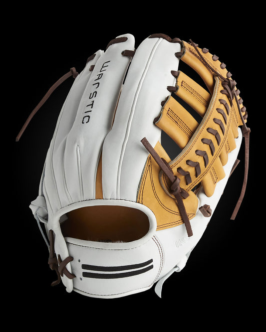 IK3FP SERIES JAPANESE KIP OUTFIELD GLOVE- WHITE HAWK STYLE