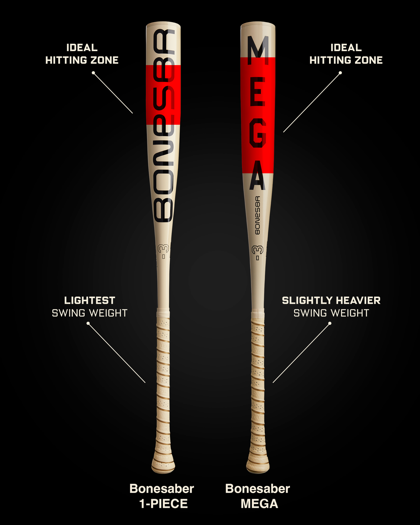 2026 BONESABER MEGA BBCOR METAL BASEBALL BAT