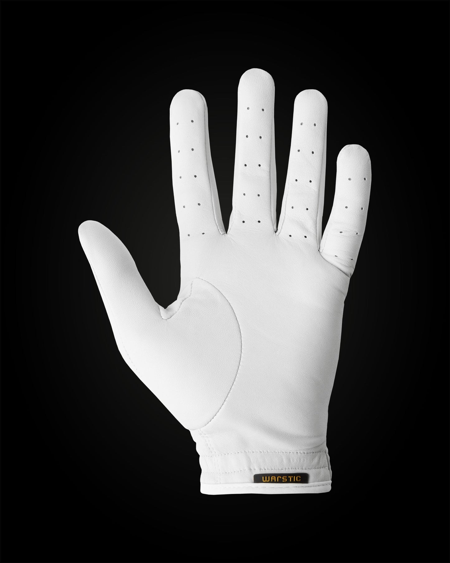 WARSTIC CABRETTA GOLF GLOVE [WHITE]