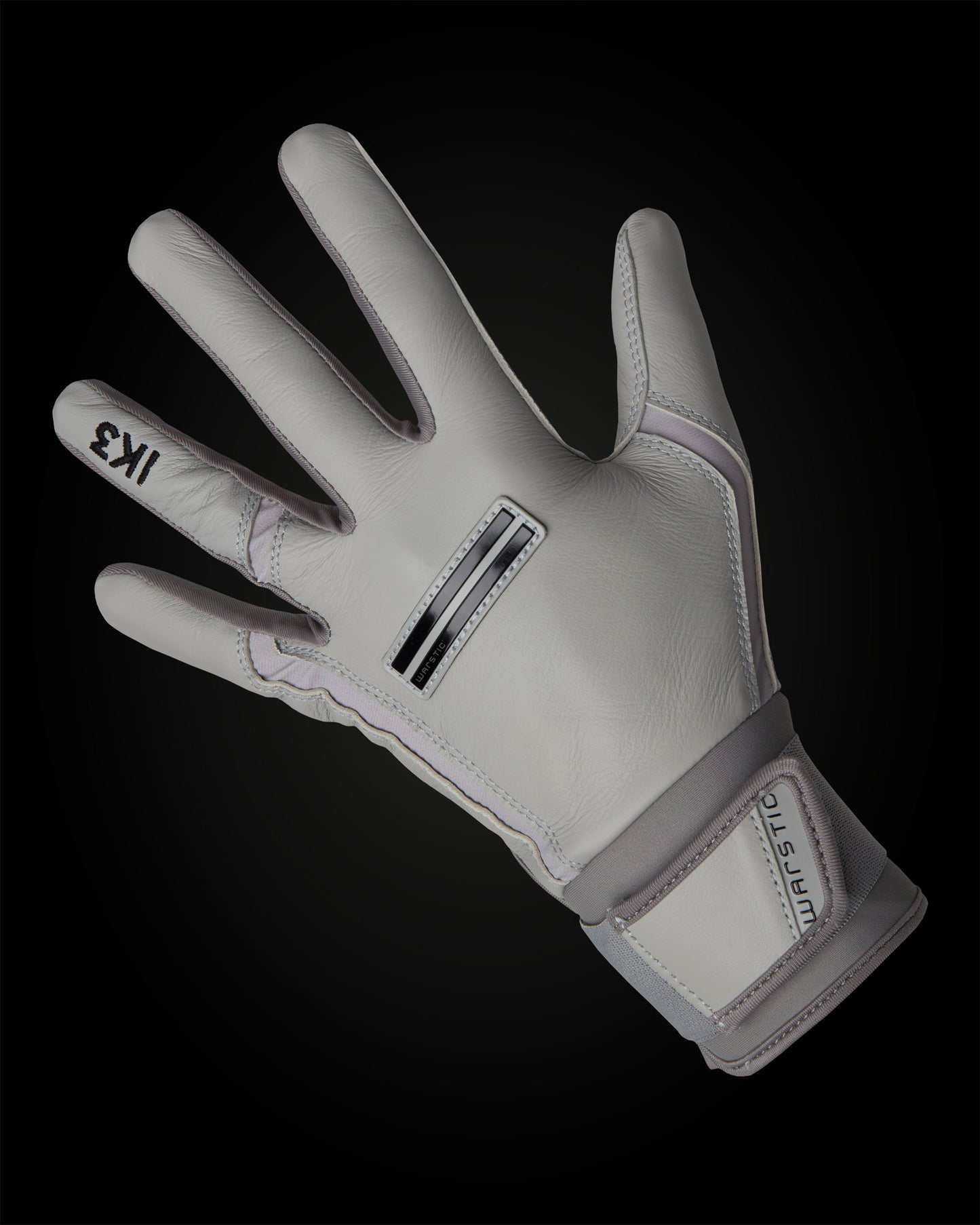 IK3 PRO CABRETTA LONG CUFF BATTING GLOVES "GRAY"
