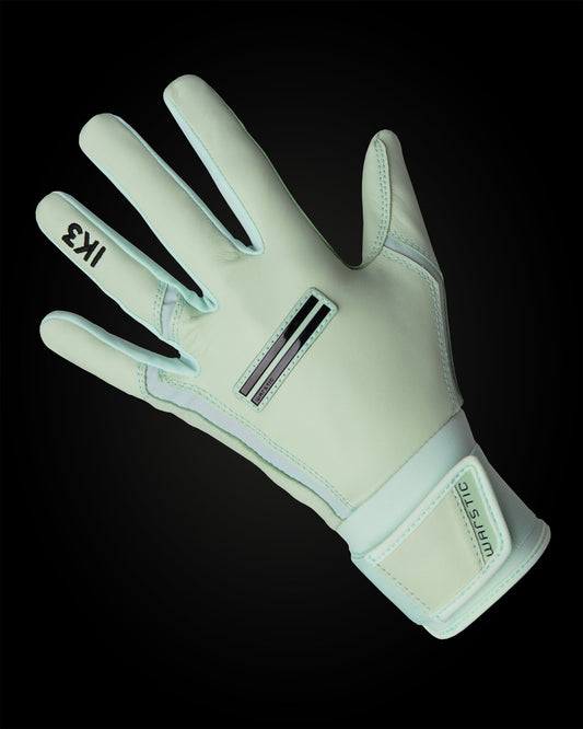 IK3 PRO CABRETTA LONG CUFF BATTING GLOVES "MINT"