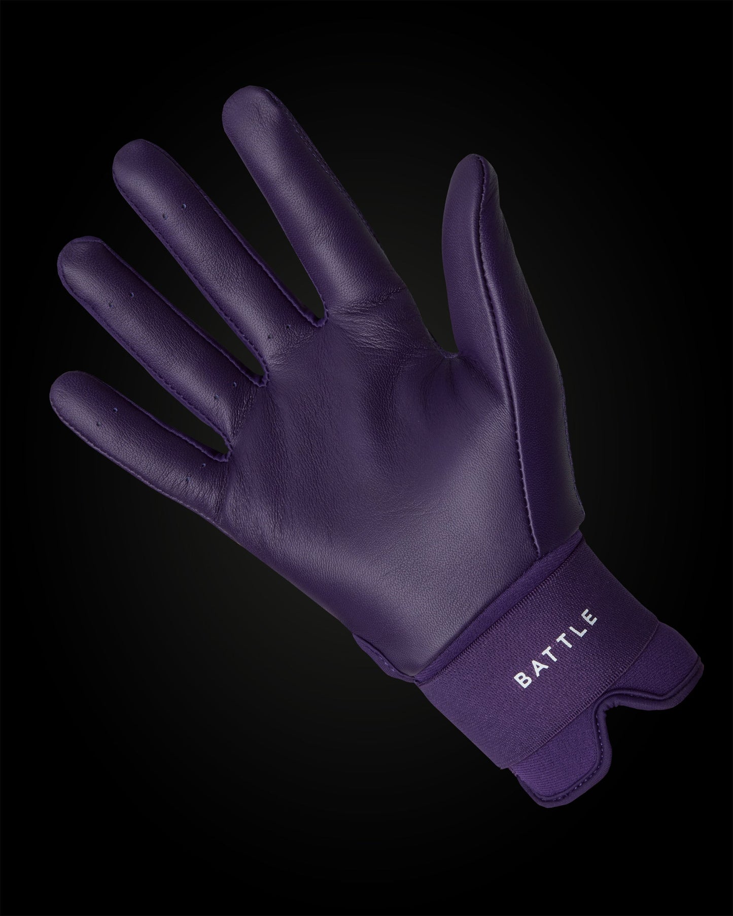 IK3 PRO CABRETTA LONG CUFF BATTING GLOVES "PURPLE"