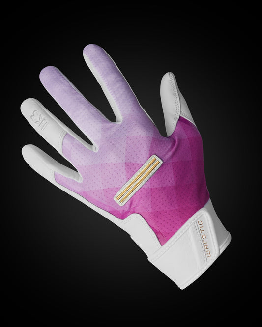 IK3 PRO SHORT CUFF BATTING GLOVES "PINK DIAMOND"