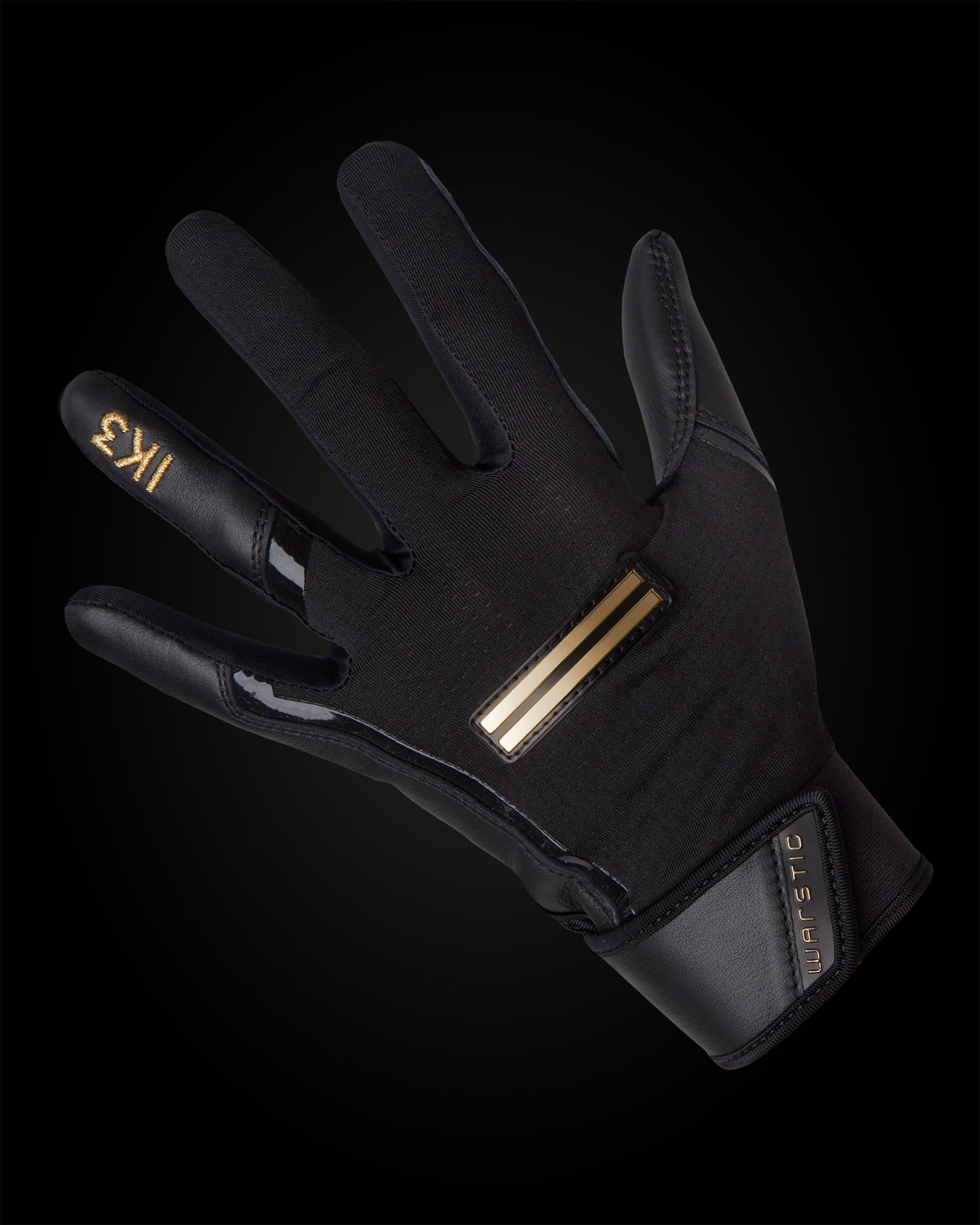 IK3 PRO SHORT CUFF BATTING GLOVES "BLACK"