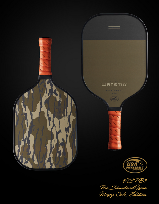 WSPB3 PRO STD ISSUE | STANDARD SHAPE | COMPOSITE SURFACE PICKLEBALL PADDLE - LTD ED MOSSY OAK