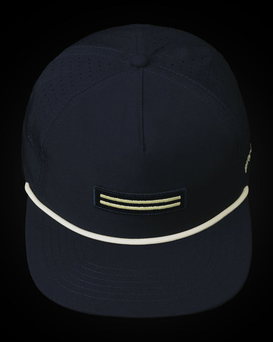 WARSTRIPE ROPE MINI LIGHTWEIGHT SNAPBACK (NAVY)