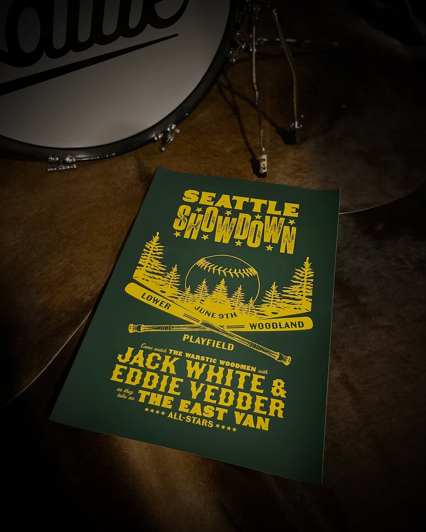 Eddie Vedder | Jack White Seattle Showdown Poster