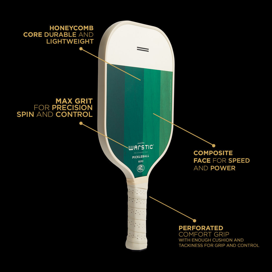 WSPB3 PRO STD ISSUE | STANDARD SHAPE | COMPOSITE SURFACE PICKLEBALL PADDLE | LTD ED WEST COAST PINE